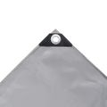 vidaXL Celta 650 g/m², 4x8 m, sivá