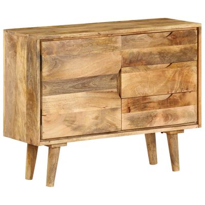 vidaXL Komoda, mangový masív 90x30x69 cm