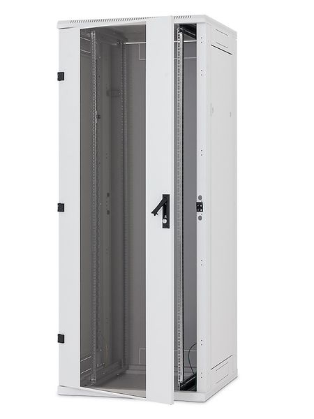 19' rozvádzač stojanový 42U/600x1200, typ RT, dv. sito 80%-6mm, RAL7035, nosn.1200/1500kg