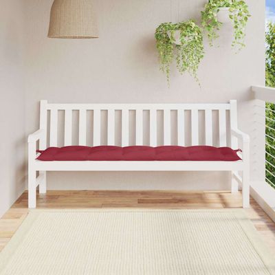 vidaXL Podložka na záhradnú lavičku 180x50x7 cm, oxfordská látka