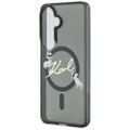 Puzdro Karl Lagerfeld IML KC Script MagSafe pre Samsung Galaxy S26 Plus čierne