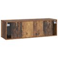 vidaXL Nástenná TV skrinka 98 x 31 x 30 cm Staré drevo