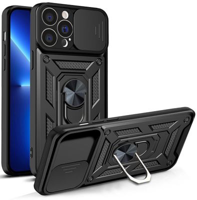 Defender Slide puzdro pre iPhone 13 Pro Max 6,7" čierne