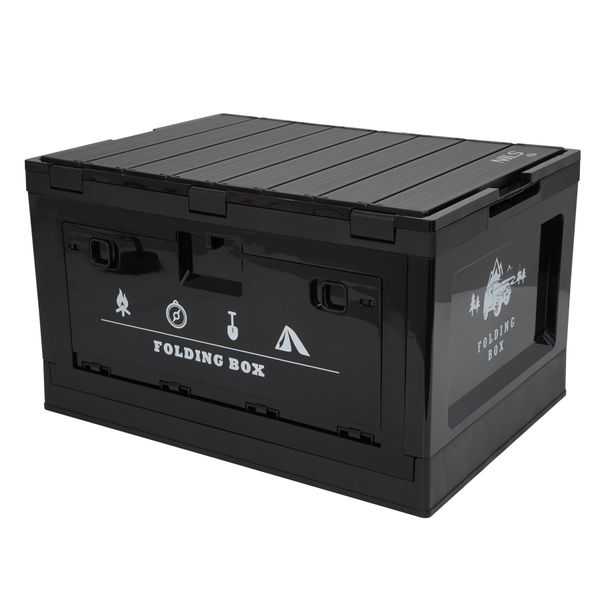 Skladací box NILS Camp NCB4006 2v1 s vekom a funkciou stola 50L