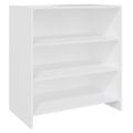 vidaXL Komoda biela 70x40,5x75 cm drevotrieska