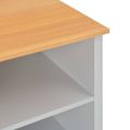 vidaXL TV skrinka sivá 95x39x58 cm