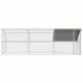 vidaXL Klietka pre sliepky 3 ks Strieborná 600 x 200 x 200 cm
