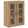 vidaXL Highboard 2 ks Remeselný dub 69,5 x 34 x 180 cm