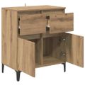 vidaXL Servírovacia skriňa Remeselný dub 60 x 35 x 70 cm