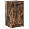 vidaXL Servírovacia skriňa Dymová dub 40 x 40.5 x 75 cm