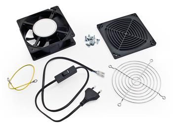 Ventilátor-sada,230V,50Hz, 0.09 A, 15W 160m3/h vc. mrížek/ 230V/ 50Hz/ 0.09 A/ 15W 160m3/ h