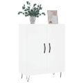 vidaXL Komoda biela 69,5x34x90 cm kompozitné drevo