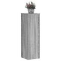 vidaXL Stojany na rastliny 2 ks sivé sonoma 25x25x80 cm kompoz. drevo