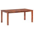 vidaXL Jedálenský stôl 180x90x76 cm, drevený masív
