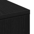 vidaXL Konferenčný stolík Čierny dub 90 x 90 x 28 cm Kompozitné drevo
