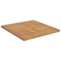 vidaXL Štvorcová stolová doska 50x50x2,5 cm teakový masív