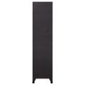 vidaXL Uzamykacia skriňa antracitová a biela 90x45x180 cm oceľová