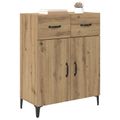vidaXL Servírovacia skriňa Remeselný dub 69,5 x 34 x 90 cm