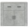 vidaXL Komoda betónovo sivá 80x33x70 cm spracované drevo