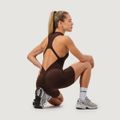 Dámsky overal Zip-Up NEO Mocha - GymBeam, veľkosť M