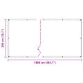 VidaXL Kryt na rastliny s očkami 2x10 m PVC