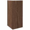 vidaXL Bočné stolíky 2 ks s policou hnedý dub 25,5x27x60 cm