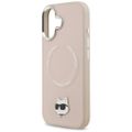 Puzdro Karl Lagerfeld pre iPhone 17 6,1" Choupette Pin MagSafe ružové