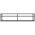vidaXL TV stolík biely mramorový 180x40x40,5 cm tvrdené sklo