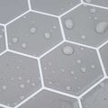 vidaXL Hexagónová dlažba 10 ks Sivá 30 x 30 cm Polyuretán a PET