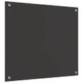 vidaXL Kuchynský obklad 2 ks Tmavo šedá 70 x 60 cm tvrdené sklo
