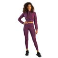 Dámska mikina Essential Cropped Hoodie Plum - STRIX, veľkosť XS, veľkosť oblečenia XS