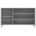 vidaXL Botník sivý dub sonoma 102x36x60 cm spracované drevo