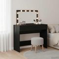vidaXL Toaletný stolík Čierny dub 100 x 40 x 120 cm Kompozitné drevo