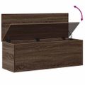 vidaXL Úložný box hnedý dub 90x35x35 cm kompozitné drevo