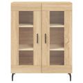 vidaXL Vysoká skrinka dub sonoma 69,5x34x180 cm spracované drevo