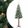 vidaXL Úzky vianočný stromček Zelená 180 cm