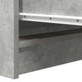 VidaXL Príborník Concrete Grey 100x35x99 cm Engineered Wood
