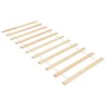 vidaXL Rolovacie posteľné rošty 2 ks, 11 lamiel 80x200 cm, borovica