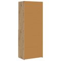 vidaXL Highboard Dub artisan 70 x 42,5 x 185 cm Kompozitné drevo