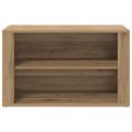 vidaXL Regál na topánky 75 x 35 x 45 cm Kompozitné drevo dub artisan