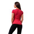 Dámske tričko Basic Vintage Red - GymBeam, veľkosť S, 50% bavlna, 50% polyester