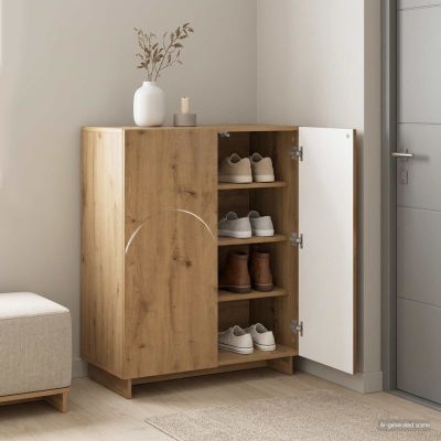 vidaXL Skrinka na topánky 73 x 38 x 87,5 cm Kompozitné drevo