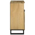 vidaXL Servírovacia skriňa Hnedá 60 x 33 x 75 cm mangový masív
