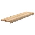 vidaXL Schodiskové stupne 4 ks 100x25x2 cm neošetrený dubový masív