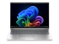 AI PC - dizajn so závesom 177 stupňov - Intel Core 3 - 304 / až 4.3 GHz - Win 11 Pro - Intel Graphics - 16 GB RAM - 512 GB SSD NVMe - 16" IPS 1920 x 1200 - Gigabit Ethernet - Wi-Fi 6E, Bluetooth - strieborná - klávesnica: česká/slovenská - s HP 3 roky podpory mimo miesto pre notebooky