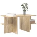 vidaXL Konferenčný stolík Dub sonoma 87 x 50 x 45 cm
