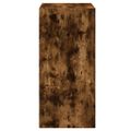 vidaXL Šatník dymový dub 77x48x102 cm kompozitné drevo