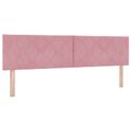 vidaXL Posteľ boxspring s matracom Ružová 180 x 200 cm Zamat