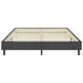 vidaXL Rám na boxspring posteľ, sivý, látka 140x200 cm