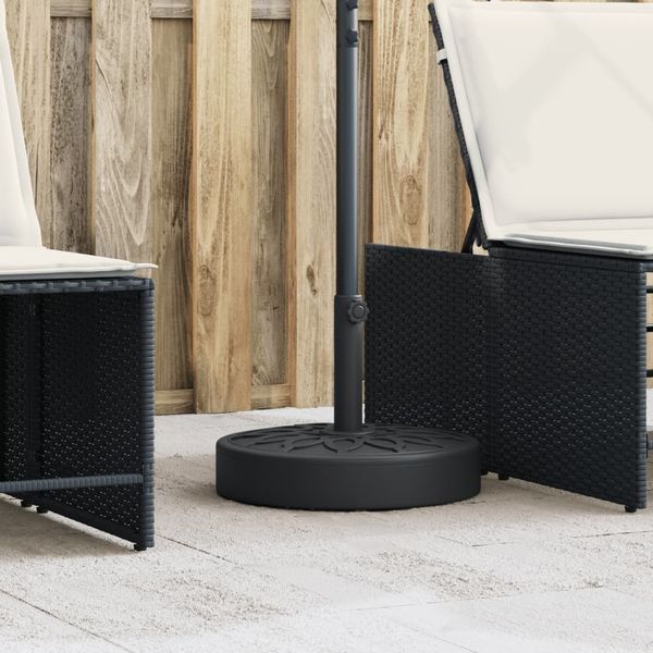 vidaXL Podstavec pod slnečník pre Ø38/48 mm tyče 25 kg kruh